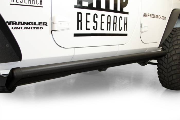 AMP Research - AMP Research 18-24 Jeep Wrangler JL 4DR (Excl. 4XE/Rubicon 392) PowerStep - Black - 75132-01A