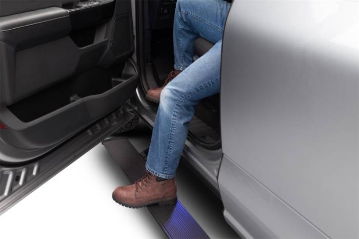 AMP Research - AMP Research 2015-2018 Ford F150 All Cabs PowerStep Plug N Play - Black - 76151-01A