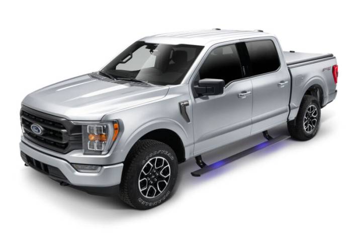 AMP Research - AMP Research 21-23 Ford F150 PowerStep Plug N Play - Black (See 76252-01A For Hybrid) - 76152-01A
