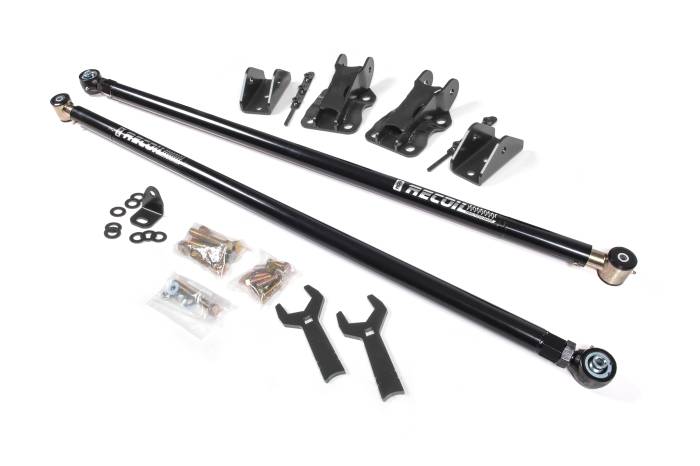 BDS Suspension - BDS Suspension Improve traction on your 2017-2026 Ford F250 / F350 Super Duty 4WD (with 3.5-4 inch diameter axle) without limiting wheel travel with a BDS Recoil Traction Bar Mounting Kit, made with heavy wall construction and internal compression spri