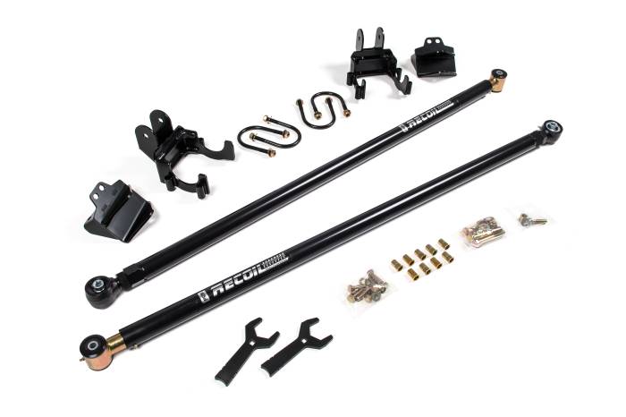 BDS Suspension - BDS Suspension Improve traction on your 2011-2016 Ford F250 / F350 Super Duty 4WD Long Bed without limiting wheel travel with a BDS Recoil Traction Bar Mounting Kit, made with heavy wall construction and internal compression springs that can be loaded