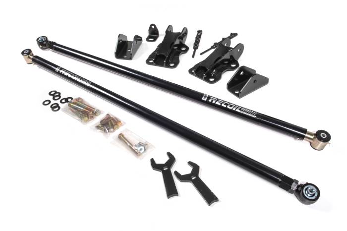 BDS Suspension - BDS Suspension Improve traction on your 2017-2026 Ford F250 / F350 / F450 Super Duty 4WD (with 4.5 inch diameter axle) without limiting wheel travel with a BDS Recoil Traction Bar Mounting Kit, made with heavy wall construction and internal compression