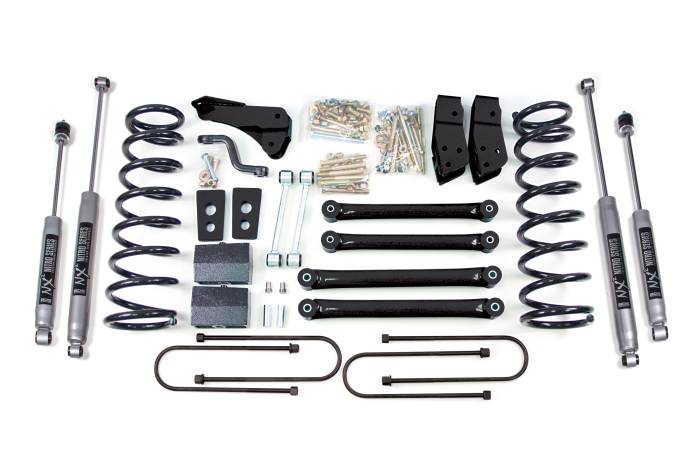 BDS Suspension - BDS Suspension Improve the ride and style of your 2008 Dodge RAM 2500 Power Wagon truck with this 4-inch lift kit from BDS Suspension. Designed to improve stance, performance, and capability, this kit includes everything necessary to set your truck up