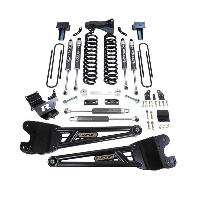 ReadyLift - ReadyLift 4" COIL SPRING LIFT KIT WITH FALCON 2.1 SHOCKS AND RADIUS ARMS - 2023-2026 FORD SUPER DUTY F250/F-350 4WD - 49-23423