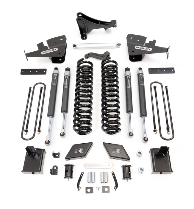 ReadyLift - ReadyLift 7" Coil Spring Lift Kit With Falcon Shocks - Ford Super Duty Diesel F-250 Without Camper Spring Package 4WD 2017-2022 - 49-27720
