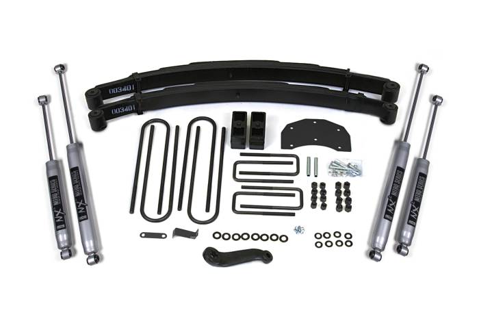 BDS Suspension - BDS Suspension Take your 1980-1996 Ford F350 Monobeam 4WD truck to the next level with this 4-inch lift kit from BDS Suspension. Designed to improve stance, performance, and capability, this kit includes everything necessary to set your truck up right