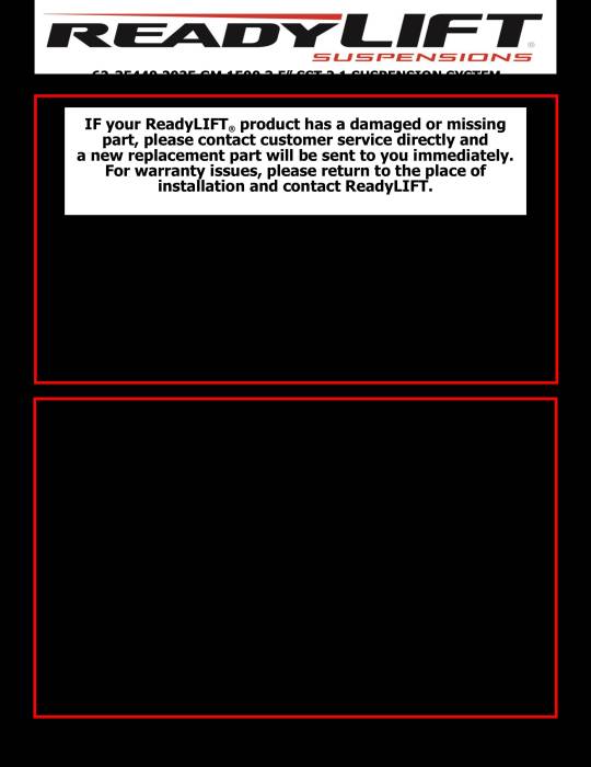 ReadyLift - ReadyLift 2026 GMC/Chevy Sierra/Silverado 1500 4" SST2.1 Premium Suspension System - 62-35440