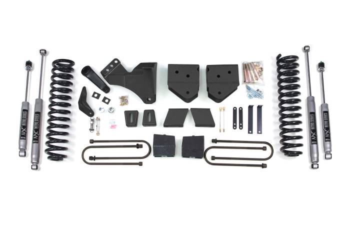 BDS Suspension - BDS Suspension Upgrade your 2005-2007 Ford Super Duty F250 and F350 diesel truck and install this 6-inch lift kit from BDS Suspension. Designed to improve stance, performance, and capability, this kit includes everything necessary to set your truck up