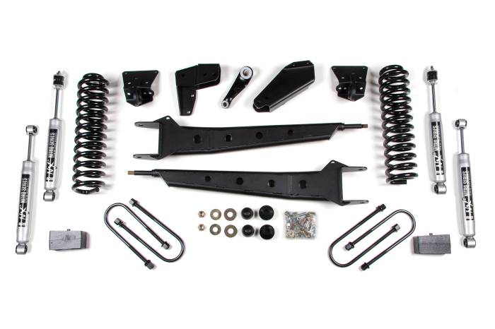 BDS Suspension - BDS Suspension Raise the bar and take your 1980-1996 Ford Bronco full size 4WD truck to the next level with a 4-inch suspension lift kit with extended radius arms by BDS. Designed to improve stance, performance, and capability, this kit includes everyt
