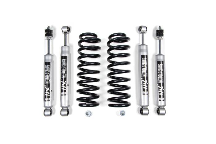 BDS Suspension - BDS Suspension Enhance the ride and level out your 1980-1996 Ford Bronco 4WD truck with this 2-inch leveling kit from BDS Suspension. Designed to improve stance, performance, and capability, this kit includes everything necessary to set your vehicle up