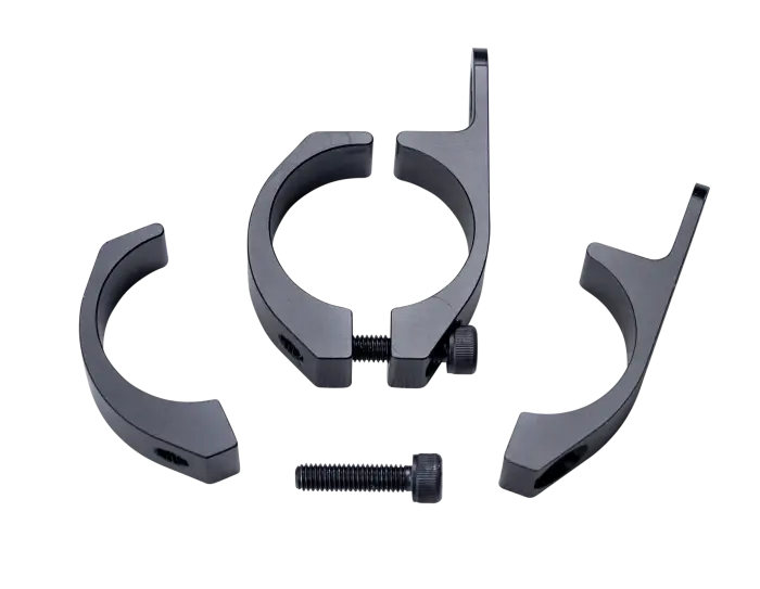 ReadyLift - ReadyLift Upper Control Arms Headlight Leveling Sensor Bracket, 1 1/4" tubular bracket with height adjustments, specifically designed for ReadyLIFT's UCA and the F-150 Headlight Sensor, and replaces Adel Clamps - 67-21400