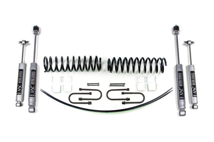 BDS Suspension - BDS Suspension Improve the style and handling of your 1984-2001 Jeep Cherokee XJ with this 2-inch lift kit from BDS Suspension. Designed to improve stance, performance, and capability of the Cherokee XJ, this kit includes everything necessary to set yo