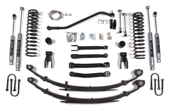 BDS Suspension - BDS Suspension BDS steps up the performance and capability of the Jeep Cherokee XJ with a 4.5-inch suspension lift kit. Designed to improve stance this kit includes everything necessary to set your truck up right with clearance for up to 32" tires at a