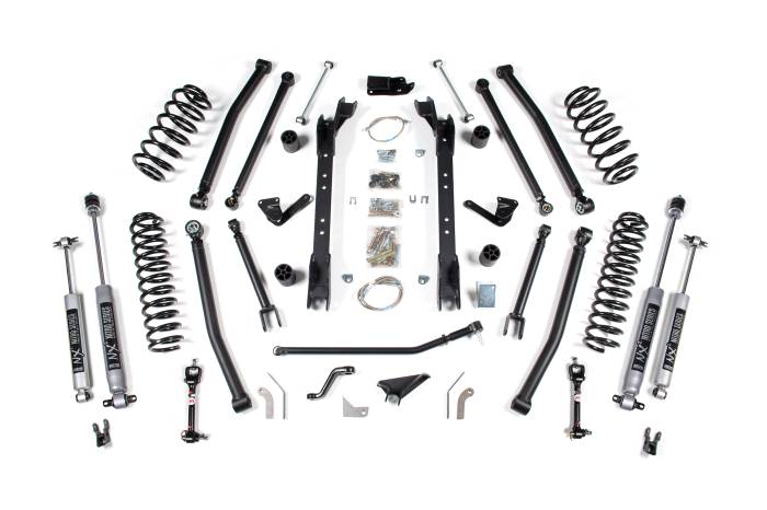 BDS Suspension - BDS Suspension Maximize the capability of your 1996-2003 Jeep Wrangler TJ with this 4.5-inch lift kit with long arm conversion from BDS Suspension. Designed to improve stance this kit includes everything necessary to set your Jeep up right with clearan