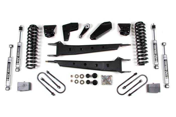 BDS Suspension - BDS Suspension Built to outperform, take your Ford 1980-1983 F100 and 1980-1996 F150 4WD truck to the next level with a 6-inch suspension lift kit with extended radius arms by BDS. Designed to improve stance, performance, and capability, this kit inclu