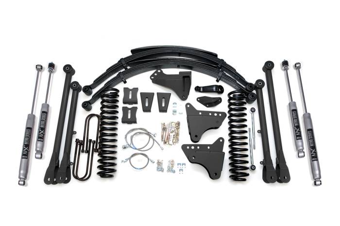 BDS Suspension - BDS Suspension Go big with the BDS Suspension 8-inch lift kit and 4-link conversion for your 2005-2007 Ford Super Duty F250 and F350 diesel truck. Designed to improve stance, performance, and capability, this kit includes everything necessary to set yo