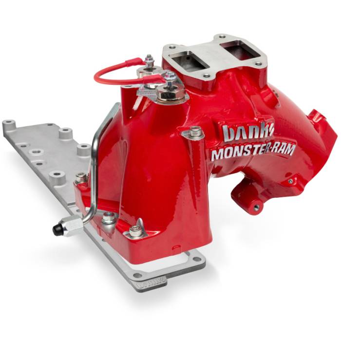Banks Power - Banks Power 07.5-12 Ram Cab Chassis 6.7L Diesel Monster-Ram Intake System w/Fuel Line - Red - 42806-R