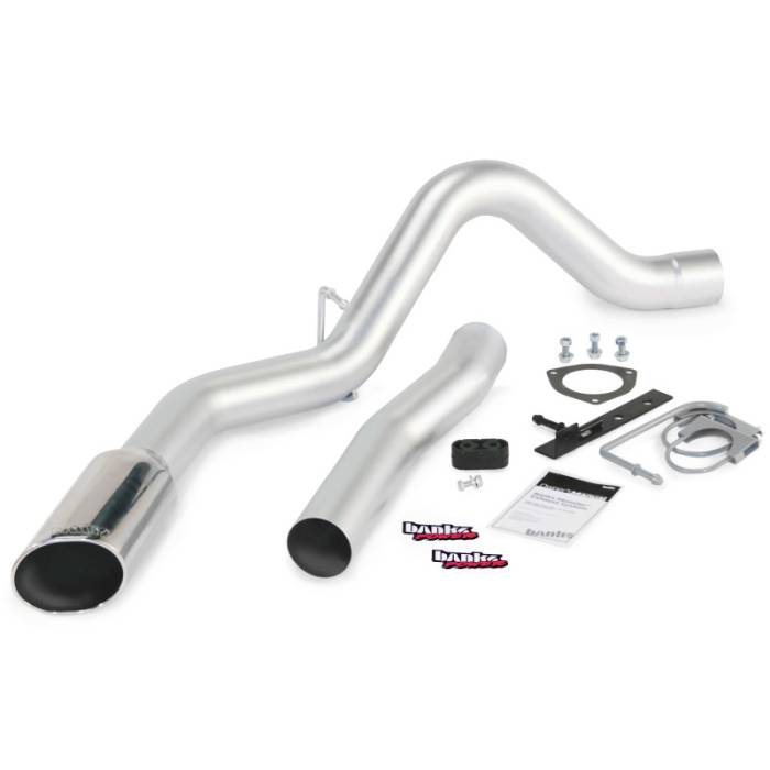 Banks Power - Banks Power 15 Chevy 6.6L LML ECLB/CCSB/CCLB Monster Exhaust Sys - SS Single Exhaust w/ Chrome Tip - 47787
