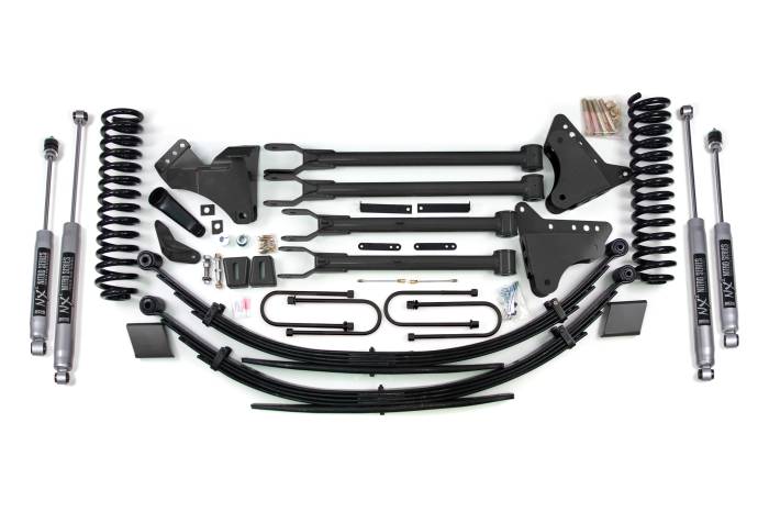 BDS Suspension - BDS Suspension Raise the bar with a BDS Suspension 8-inch lift kit and 4-link conversion for your 2008-2010 Ford Super Duty F250 and F350 gas truck. Designed to improve stance, performance, and capability, this kit includes everything necessary to set