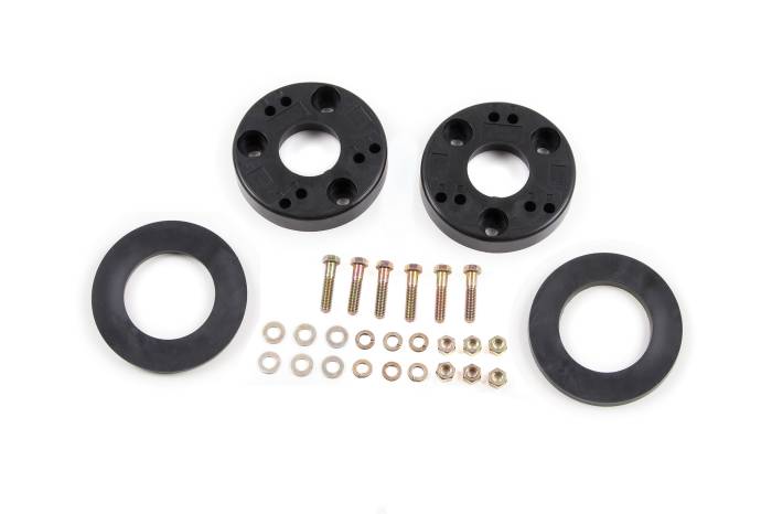 BDS Suspension - BDS Suspension Level the stance of your 2009-2020 Ford F150 truck by installing this 2.5-inch leveling kit from BDS. Designed to improve stance and maintain factory ride, this kit includes everything necessary to set your truck up right with clearance