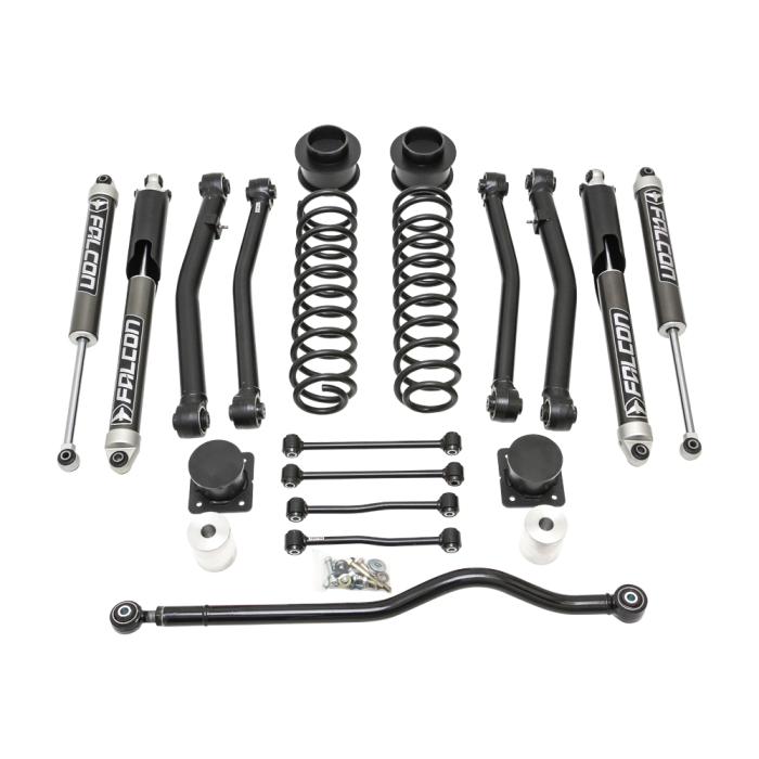 ReadyLift - ReadyLift Terrain Flex 4-Arm Kit With Falcon 2.1 Monotube Shocks 2020-2026 Jeep JT Gladiator - 69-6041