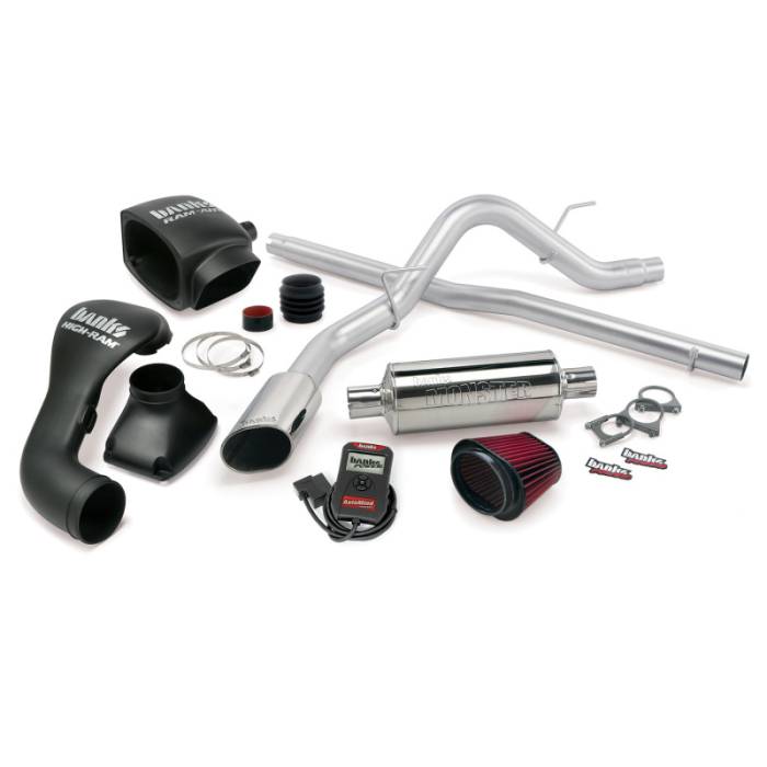 Banks Power - Banks Power 04-08 Ford 5.4L F-150 SCLB/ECMB Stinger System - SS Single Exhaust w/ Chrome Tip - 48483