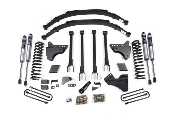 BDS Suspension - BDS Suspension Prepare to hit the road with your 2011-2016 Ford Super Duty F250 and F350 diesel truck and install this 6-inch lift kit with 4-link conversion from BDS. Designed to improve stance, performance, and capability, this kit includes everythin