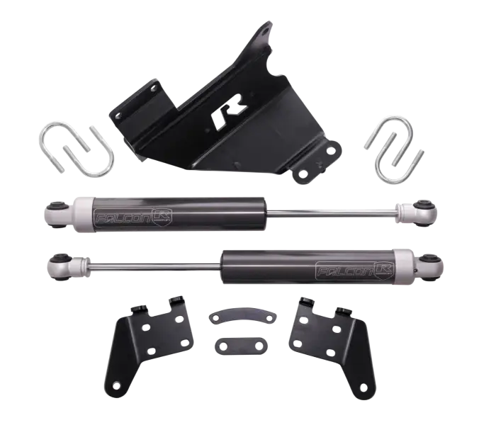 ReadyLift - ReadyLift 2013-2026 RAM HD 2600/3500 Dual Steering Stabilizer With Falcon - 77-13220