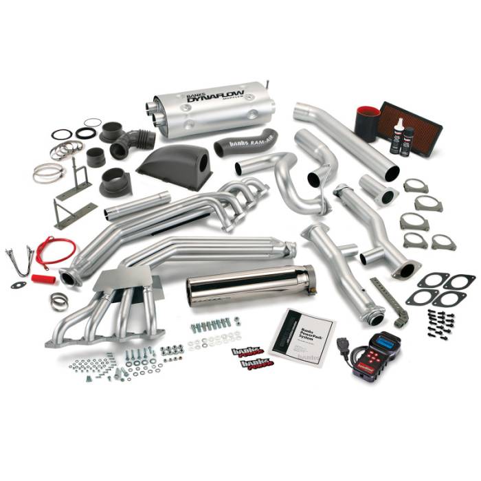 Banks Power - Banks Power 05-08 GM 8.1L Mh-W24 (R-Exit) PowerPack System W/AutoMind - 49580