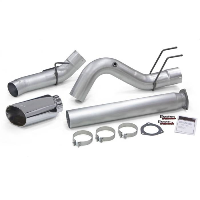 Banks Power - Banks Power 2017 Ford 6.7L 5in Monster Exhaust System - Single Exhaust w/ Chrome Tip - 49795