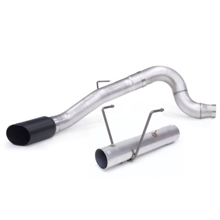 Banks Power - Banks Power 13-18 Dodge RAM Monster Exhaust 5.0in. Single 6.7L CCLB w/ SideKick S/S Black Tip - 49797-B