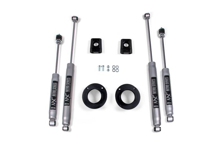 BDS Suspension - BDS Suspension Level the front of your 2013-2026 RAM 3500 4WD truck by installing this 2-inch leveling kit from BDS. Designed to improve stance, this kit includes everything necessary to set your vehicle up right with clearance for up to 35" tires at a
