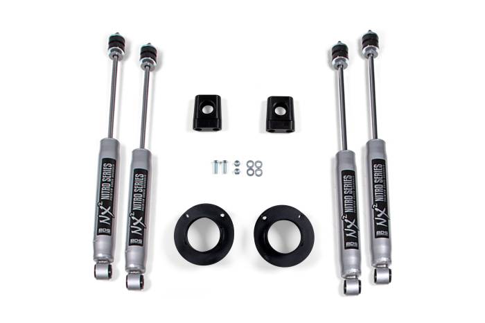BDS Suspension - BDS Suspension Level the front of your 2014-2026 RAM 2500 4WD truck by installing this 2-inch leveling kit from BDS. Designed to improve stance this kit includes everything necessary to set your truck up right with clearance for up to 35" tires at an a