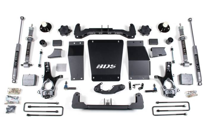 BDS Suspension - BDS Suspension The BDS 6-inch lift kit is an amazing upgrade for your 2014-2018 Chevy Silverado and GMC Sierra 1500 that will leave others in envy. Designed to improve stance, performance, and capability, this kit includes everything necessary to set y