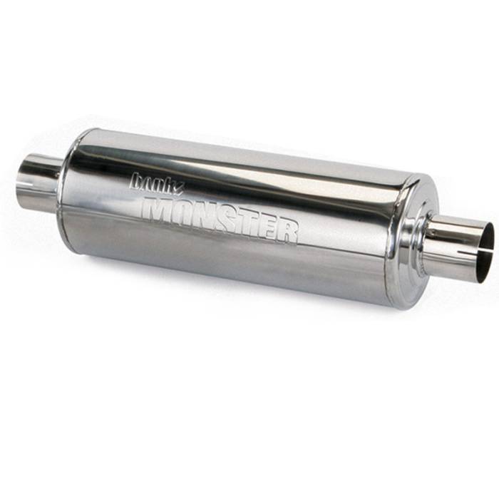 Banks Power - Banks Power 98-04 Ford 5.4/6.8L Truck Muffler - 3.5in X 3.5in S/S - 52437