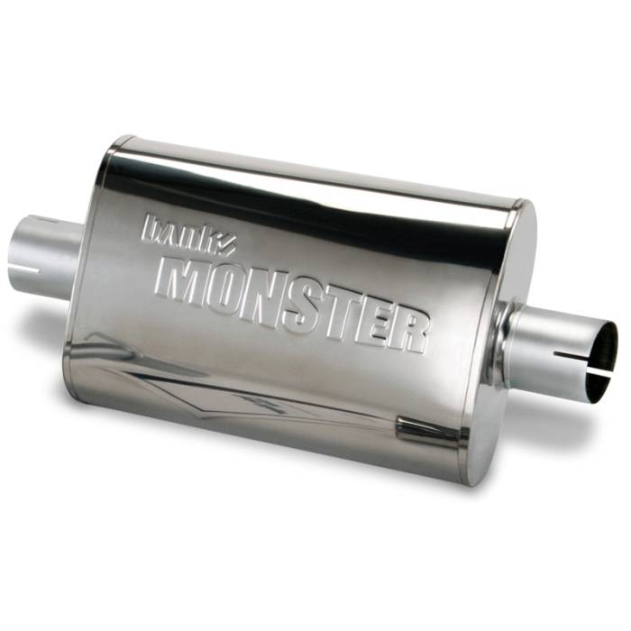Banks Power - Banks Power 91-99 Jeep 4.0L Muffler - 2.5in X 2.5in S/S - 52636