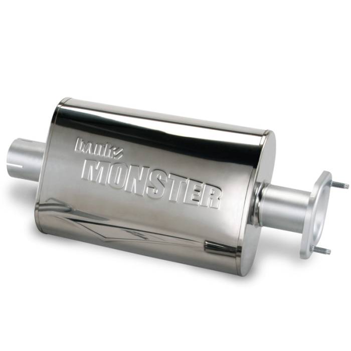 Banks Power - Banks Power 04-06 Jeep 4.0L Muffler - 2.5in X 2.5in S/S - 52638