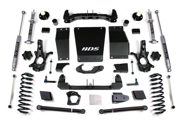 BDS Suspension - BDS Suspension Take your 2015-2019 Chevy Suburban, or Tahoe and GMC Yukon 1500 to new heights with a BDS 6-inch lift kit. Designed to improve stance, performance, and capability, this kit includes everything necessary to set your truck up right with cl