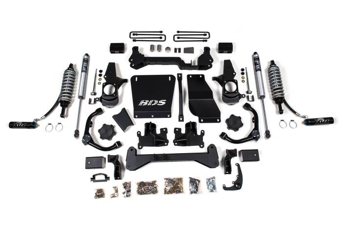 BDS Suspension - BDS Suspension BDS raises the bar with the 2001-2010 Chevy Silverado and GMC Sierra 2500 HD truck with a 4.5-inch suspension lift kit with FOX 2.5 Coil-Over conversion. Designed to improve stance, performance, and capability, this kit includes everythi