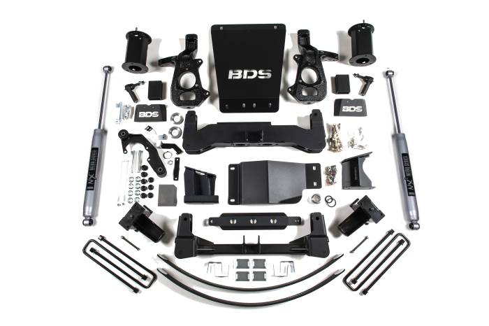 BDS Suspension - BDS Suspension Go big with the BDS 8-inch lift kit for your 2014-2018 Chevy Silverado and GMC Sierra 1500 resulting in one of a kind lifted truck. Designed to improve stance, performance, and capability, this kit includes everything necessary to set yo