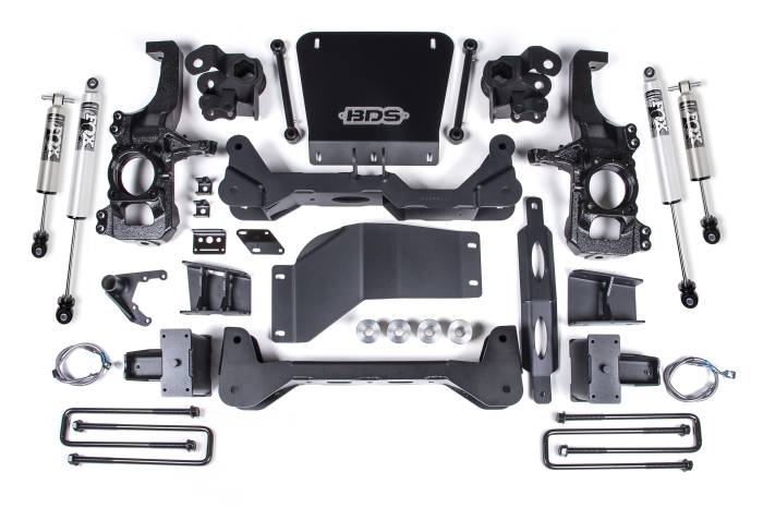 BDS Suspension - BDS Suspension Take your 2020-2026 Chevy Silverado and GMC Sierra 2500 HD 4WD to the next level by installing this 5-inch lift kit by BDS Suspension. For maximum ground clearance, BDS designed a No Torsion Bar Drop System where the torsion bars are mounte