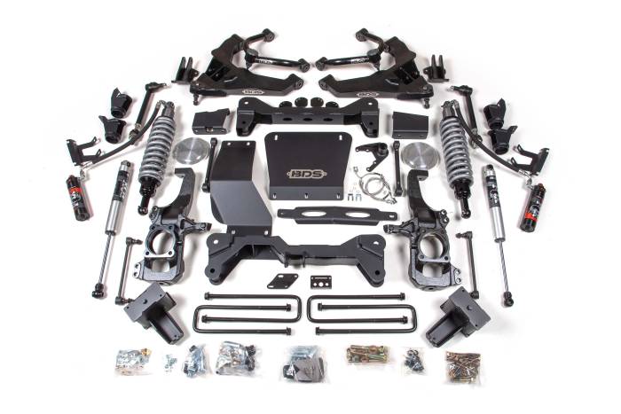 BDS Suspension - BDS Suspension BDS is a game-changer for the performance of your 2020-2026 Chevy Silverado and GMC Sierra 2500 HD trucks with a 6.5-inch suspension lift kit and FOX 2.5-inch coilover conversion. Designed to improve stance, performance, and capability,