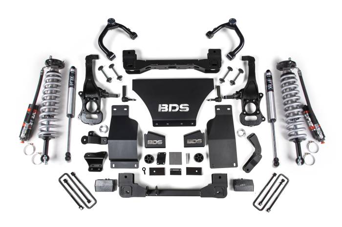 BDS Suspension - BDS Suspension Up the ante in performance with your Chevy Silverado and GMC Sierra 1500 truck by installing the BDS 6-inch lift kit suspension featuring FOX 2.5 Performance Elite coil-over shocks. Designed to improve stance, performance, and capability
