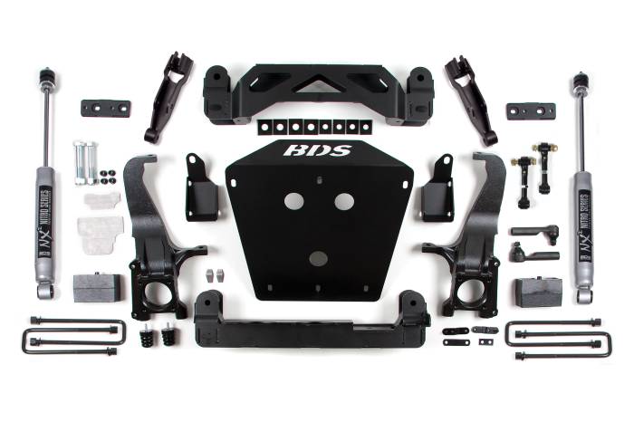 BDS Suspension - BDS Suspension BDS steps up the performance and capability of the 2007-2015 Toyota Tundra 4WD trucks with a 4.5-inch suspension lift kit. Designed to improve stance, performance, and capability, this kit includes everything necessary to set your truck