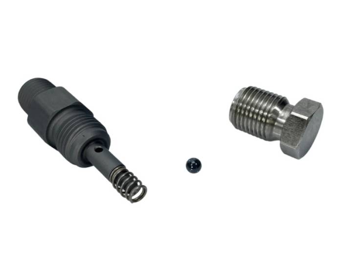 Exergy - Exergy Duramax CP3 Rear Outlet Fitting & Plug Kit - 1-018-124