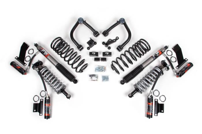 BDS Suspension - BDS Suspension Take your 2022-2026 Toyota Tundra truck to the next level and improve the ride with this 0-3-inch lift kit featuring FOX 2.5 Performance Elite Coilovers from BDS Suspension. Designed to improve stance, performance, and capability, this k