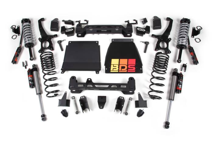 BDS Suspension - BDS Suspension Get the ultimate look and performance for your late-model Toyota Tundra with the BDS 5-inch suspension lift kit, featuring FOX 2.5 Performance Elite (PE) coil-overs and shocks. These kits feature the new aluminumbodied FOX 2.5 Performanc