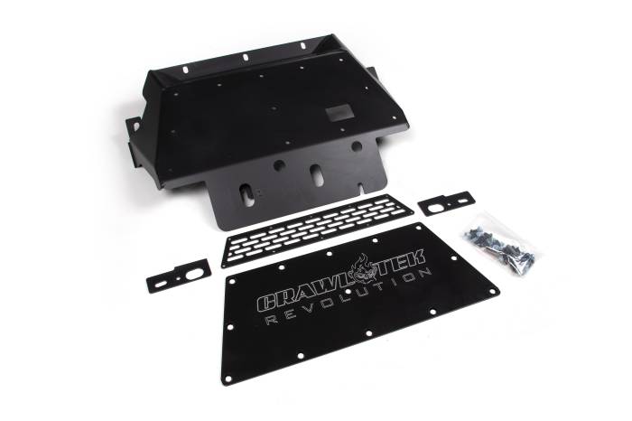 BDS Suspension - BDS Suspension Add protection and styling to the front end of your Bronco with a front skid plate from CrawlTek. Available with your choice of standard skid or with an integrated winch mount, these skids are built from 3/16" heady duty s