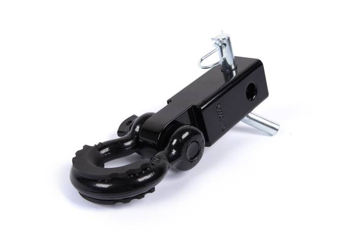 BDS Suspension - BDS Suspension If your rig has a trailer hitch, this is a fantastic tool to add to your recovery gear. Locked into the receiver hitch, you now have a centralized rear tow point, with 3/4" forged shackle with 11,000 lbs of working limit. - CWLTW08104