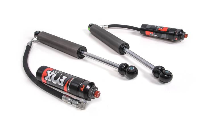 BDS Suspension - BDS Suspension Give your 2019-2026 Chevy Silverado or GMC Sierra 1500 a race-winning technology upgrade to improve damping in any terrain with FOX Performance Elite Series 2.5 rear shocks with Dual Speed Compression (DSC) Reservoir Adjusters. Before an